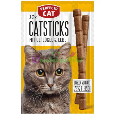 Палочки Perfecto Cat Птица Печень 10 шт