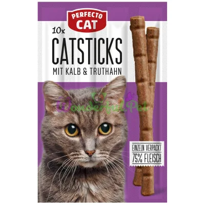 Палочки Perfecto Cat Телятина Индейка 10 шт
