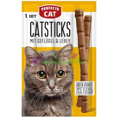 Колбаска Perfecto Cat Птица Печень 1 шт