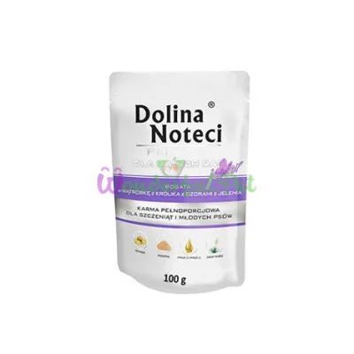 Пауч Dolina Noteci Premium Mini Puppy Rabbit liver Venison tongue 100 г
