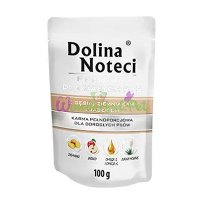 Пауч Dolina Noteci Premium Mini Dog Adult Goose Potato Apple 100 г