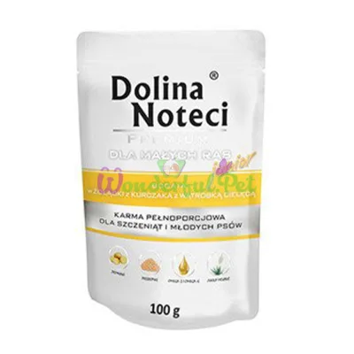 Пауч Dolina Noteci Premium Mini Puppy Chicken stomachs Veal liver 100 г