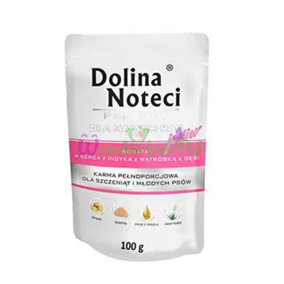 Пауч Dolina Noteci Premium Mini Puppy Turkey heart Goose liver 100 г