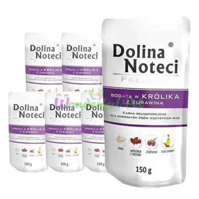 Пауч Dolina Noteci Dog Premium Rabbit Cranberry 150 г