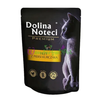 Консерва Dolina Noteci Cat Premium Chicken fillet 185 г