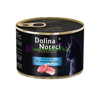 Dolina Noteci Cat Premium Lamb Wet Food 185 g