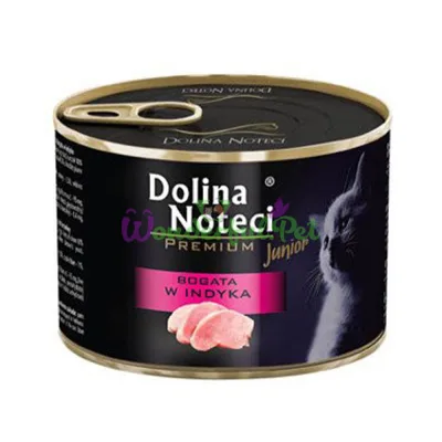 Canned Dolina Noteci Cat Premium Kitten Turkey 185 g