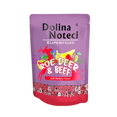 Пауч Dolina Noteci Superfood GF Dog Roe deer Beef 300 г
