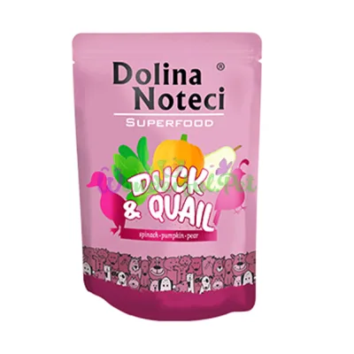 Пауч Dolina Noteci Superfood GF Dog Duck Quail 300 г