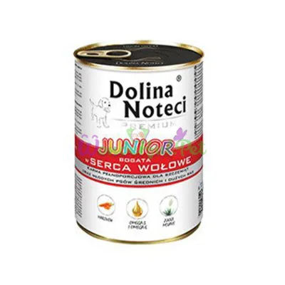 Dolina Noteci Dog Premium Puppy L-M Beef Heart 400g
