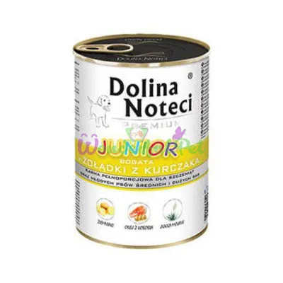 Dolina Noteci Dog Premium Puppy L-M Chicken Stomachs 400g