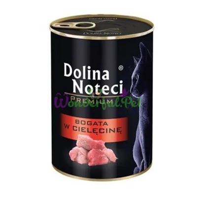 Dolina Noteci Cat Premium Veal 400 g Canned Food