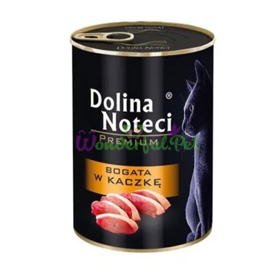 Dolina Noteci Cat Premium Duck 400 g Canned Food