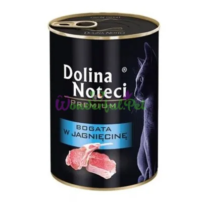 Dolina Noteci Cat Premium Lamb 400 g Canned Food
