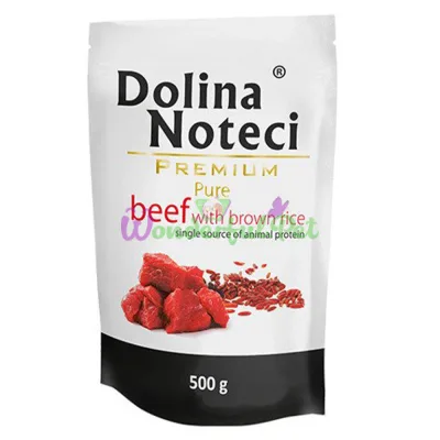 Dolina Noteci Dog Pure Allergy Beef Brown Rice 500 g Pouch