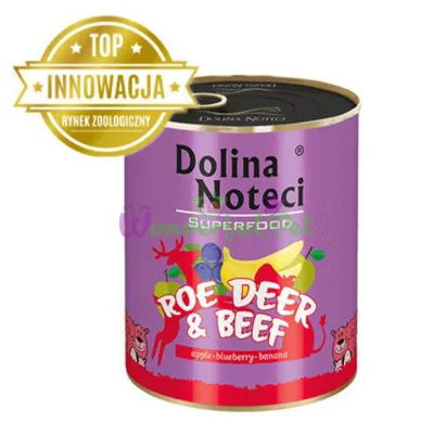 Dolina Noteci Superfood GF Dog Roe Deer Beef 800 g