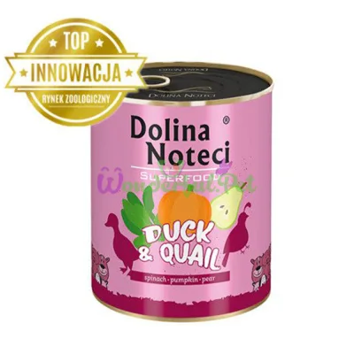 Dolina Noteci Superfood GF Dog Duck Quail 800 g