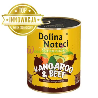 Dolina Noteci Superfood GF Dog Kangaroo Beef Can 800 g