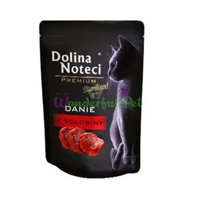 Пауч Dolina Noteci Danie Cat Sterilised Beef 85 г