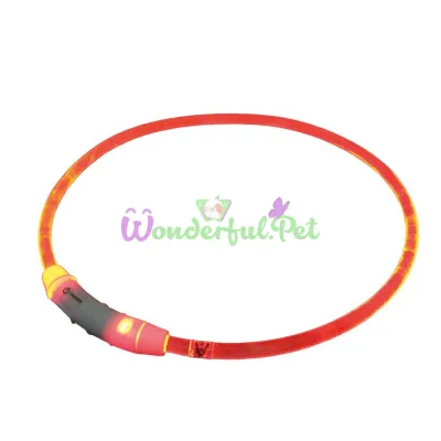 Ошейник Nobby LED Rose Usb L 65 см