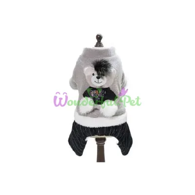 Костюм с мишкой на меху XS