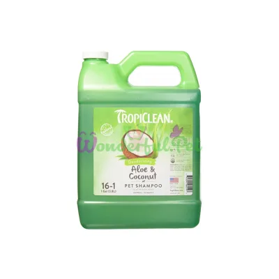 Шампунь TropiClean Aloe Coconut Pet Алое и кокос для собак и кошек 3.8 л