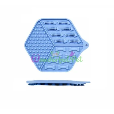 Коврик WahoPet Licky mat Blue 18.5x15.5 см