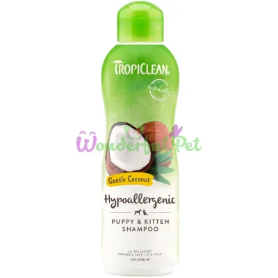 Шампунь TropiClean Hypoallergenic Gentle Coconut PUPPY KITTEN 355 мл