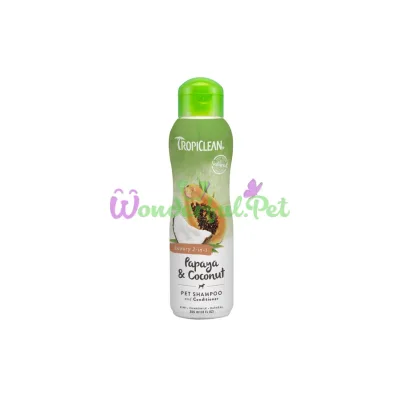 Шампунь TropiClean Papaya Coconut Luxury 2in1 355 мл