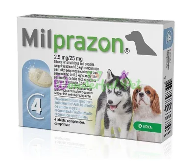 Таблетки KRKA Milprazon Mini Dog 0.5-5 кг №4