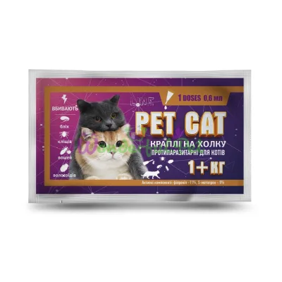 KRUG PET CAT Spot-On Drops from 1 kg