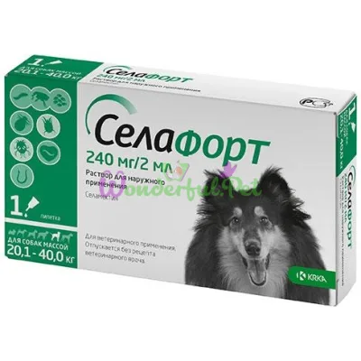 KRKA Selafort Dog Selafort 240 mg 20.1-40 kg No. 1
