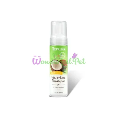 Шампунь-пена TropiClean Waterless Shampoo для собак гипоаллергенный 220 мл