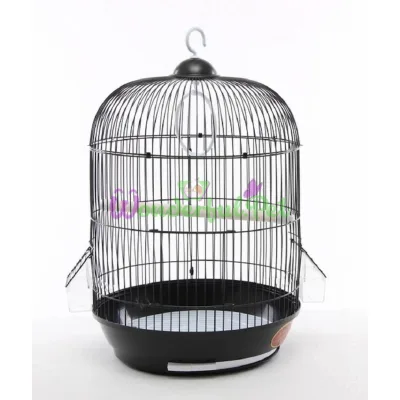 Клетка для птиц Golden Cage Black цилиндр 33x53x10 см