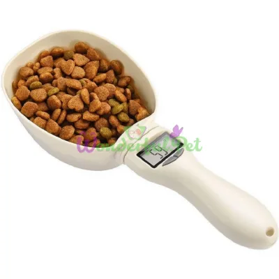 Pet Food Measuring Scoop with Scale