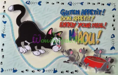Cool Pets Miaou PlaceMat 44x28 cm