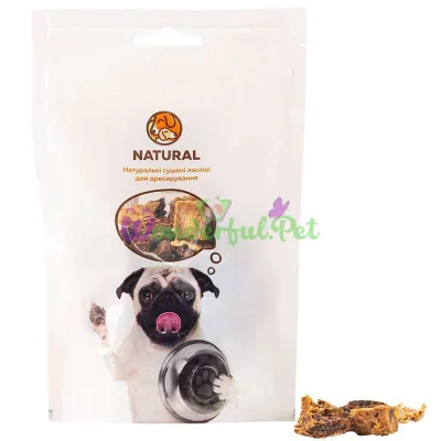 Лакомство сушенное NATURAL вимя говяжье мини 100 г