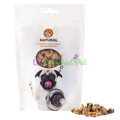 Лакомство сушенное NATURAL легкие говяжьи мини 50 г