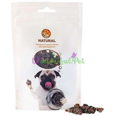 Лакомство сушенное NATURAL печень говяжья мини 100 г