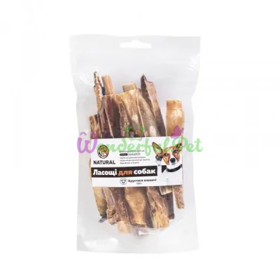 Лакомство сушенное NATURAL хрустики говяжьи 100 г