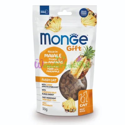 Monge Gift Cat Fussy Pork Pineapple 50 g