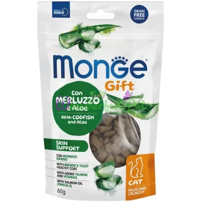 Monge Gift Cat Skin Support Cod Apricot 50 g