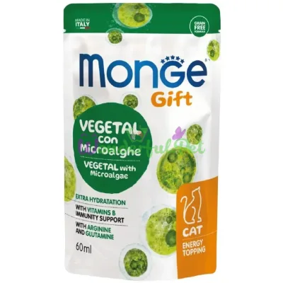 Лакомка Monge Gift Cat Vegetal Microalgae 60 мл