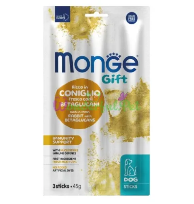 Monge Gift Dog Immunity Support Rabbit Beta-glucans 45 g