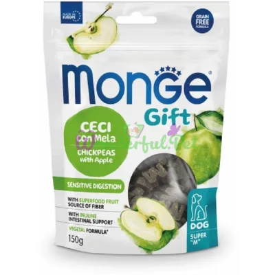 Лакомка Monge Gift Dog Sensitive digestion Vegan Ceci Mela 150 г