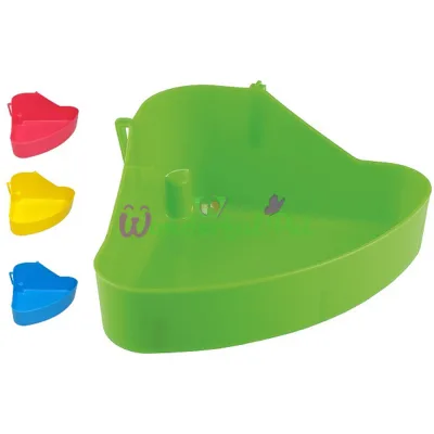 TATRAPET Jumbo Corner Rodent Litter Tray, 24x16x9.5 cm