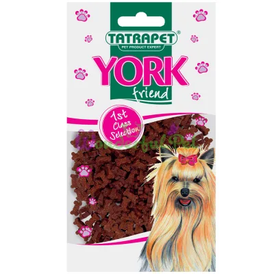 Ласощі для собак York, снеки-кісточки з куркою та яловичиною 90 г
