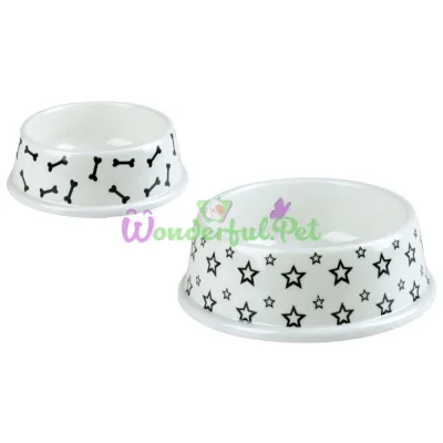 Миска TATRAPET Dog Stars Bones White 350 мл