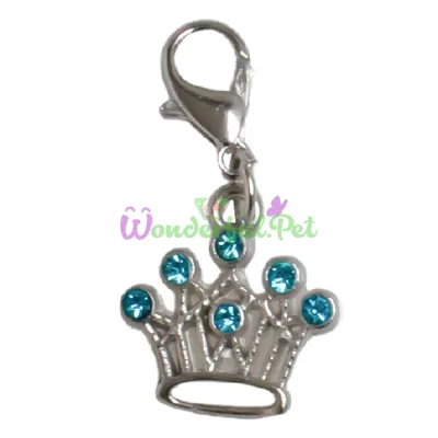 Подвеска на ошейник Tatrapet Expert Crown Blue 4 см