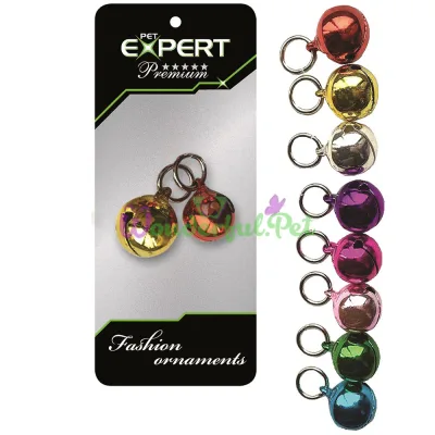 Tatrapet Expert Glossy Color Bell Collar Charm 12 mm 2 pcs